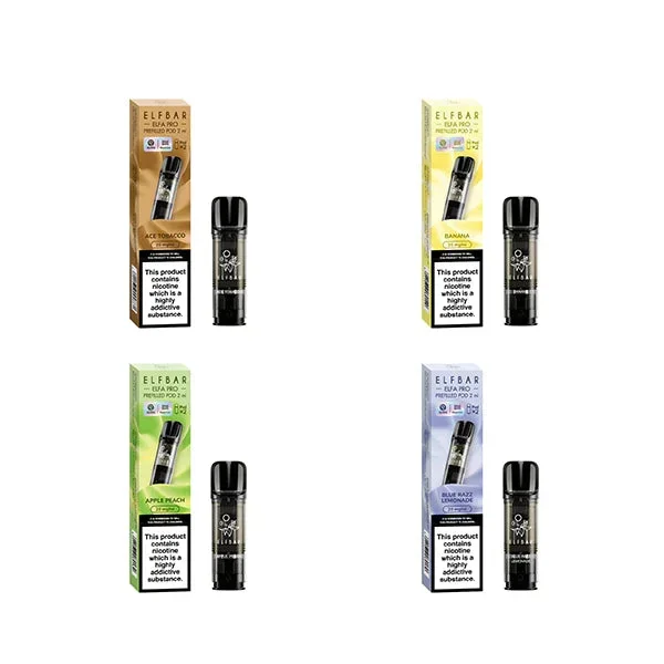 ELF Bar ELFA Pro 20mg Replacement Prefilled Pods 2ml 1200 Puffs – 2 Pcs