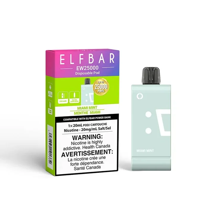 ELF Bar EW25K Disposable Pod – Miami Mint (ON)