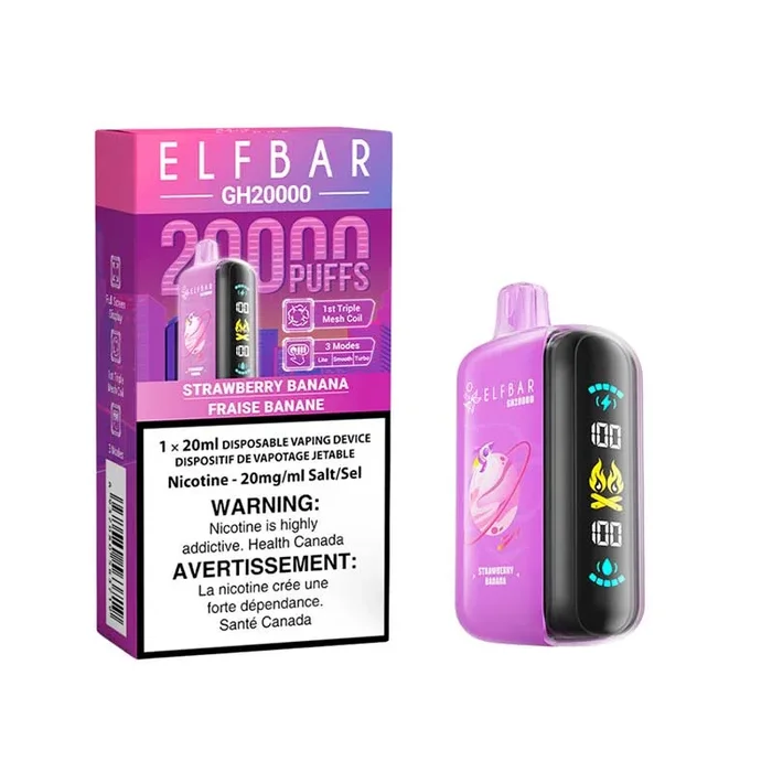 ELF Bar GH20K Disposable – Strawberry Banana (ON)