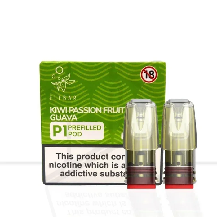 Elf Bar Mate P1 Kiwi Passion Fruit Guava Vape Pods