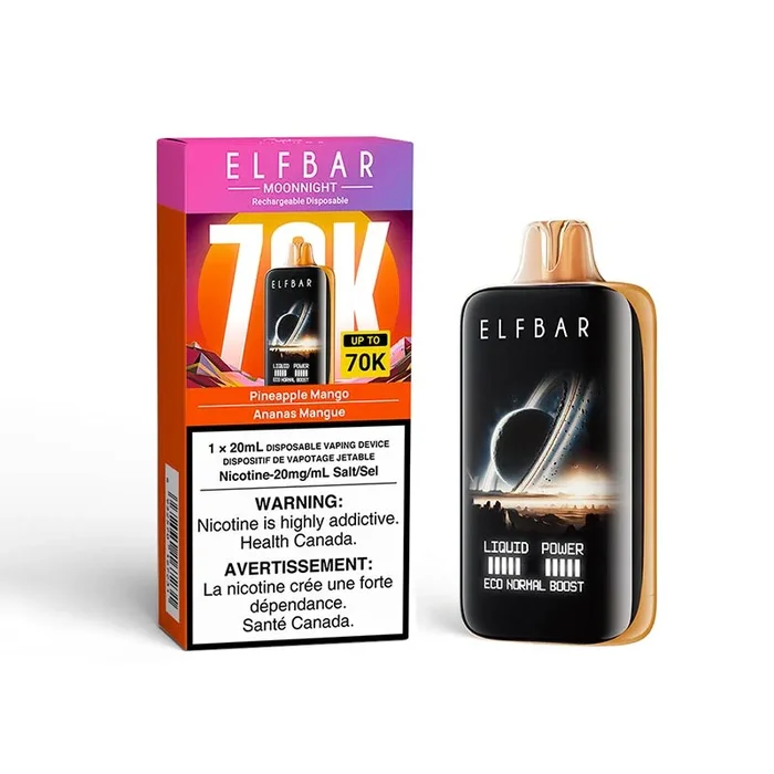 ELF Bar MoonNight 70K Disposable – Pineapple Mango (ON)