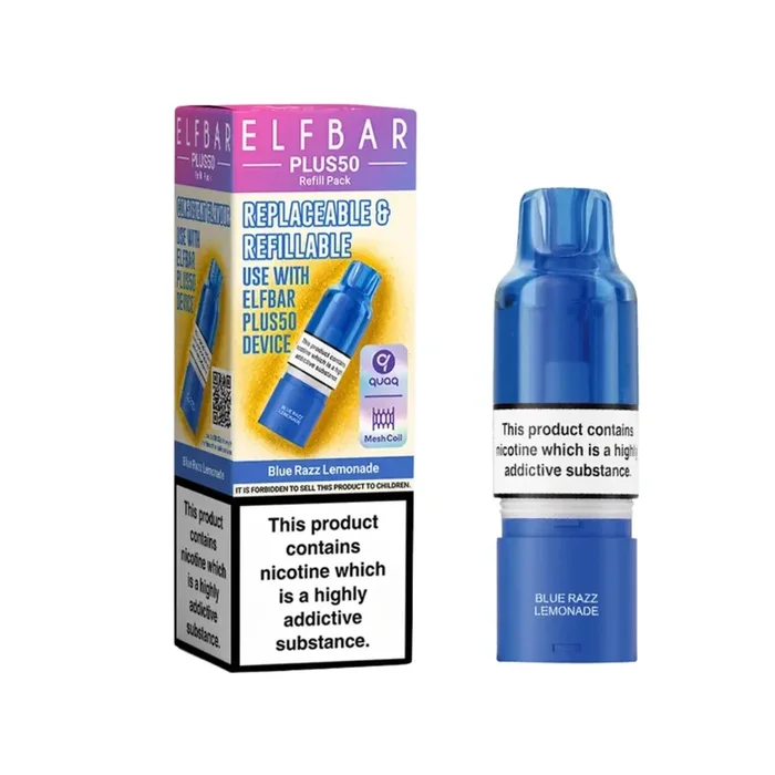 Elf Bar Plus 50 Blue Razz Lemonade Refill Pod