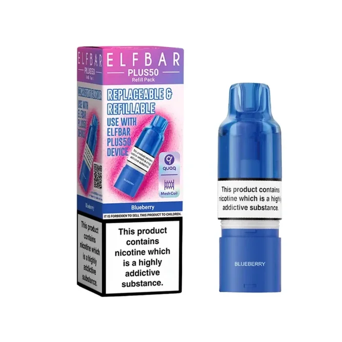 Elf Bar Plus 50 Blueberry Refill Pod