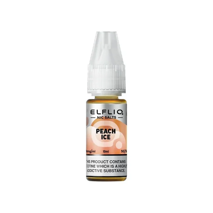 ELFBAR Elfliq Peach Ice – Nicotine Salt 10ml