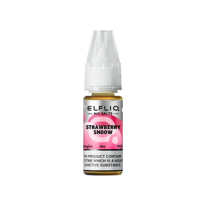 ELFBAR Elfliq Strawberry Snoow (Strawberry Ice Cream) – Sal de Nicotina 10ml