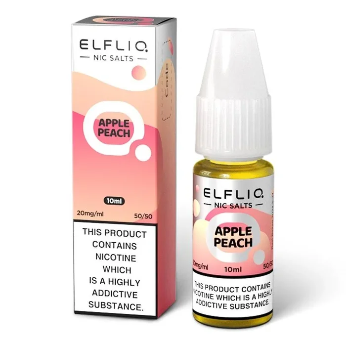 ElfLiq Nic Salts – Apple Peach
