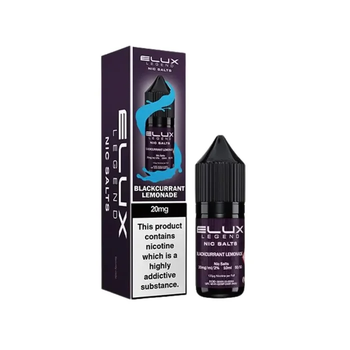 Elux Legend Blackcurrant Lemonade 10ml Nic Salt E-liquid
