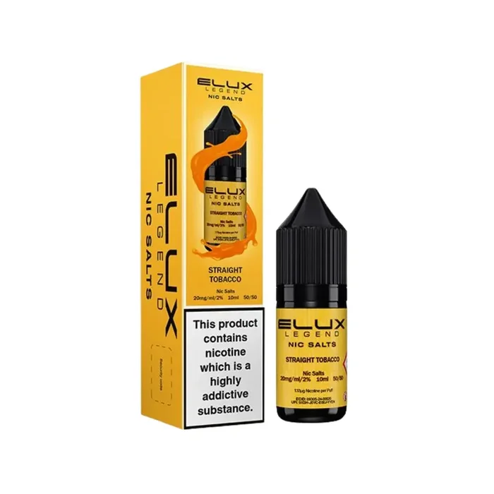 Elux Legend Straight Tobacco 10ml Nic Salt E-liquid