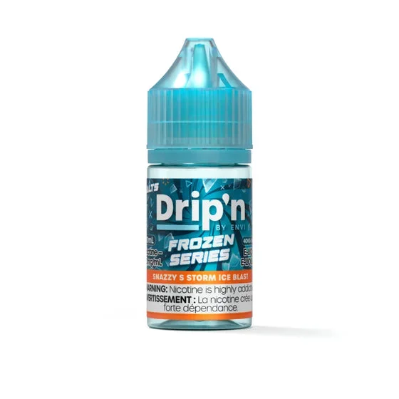 Envi Drip’n Frozen E-Liquid – Snazzy S Storm Ice Blast