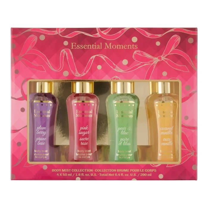 Essential Moment Body Mist Collection, 4-Pack