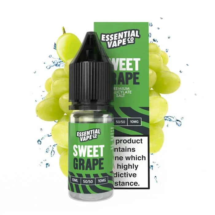 Essential Vape Co Sweet Grape – 10ml Nicotine Salt E-Liquid
