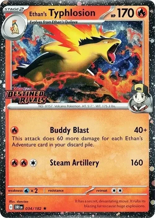 Ethan’s Typhlosion (Prerelease) (034/182) (MCAP)