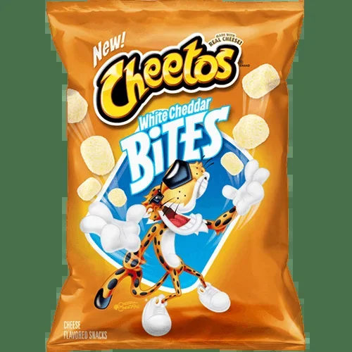Exotic Cheetos White Cheddar Bites