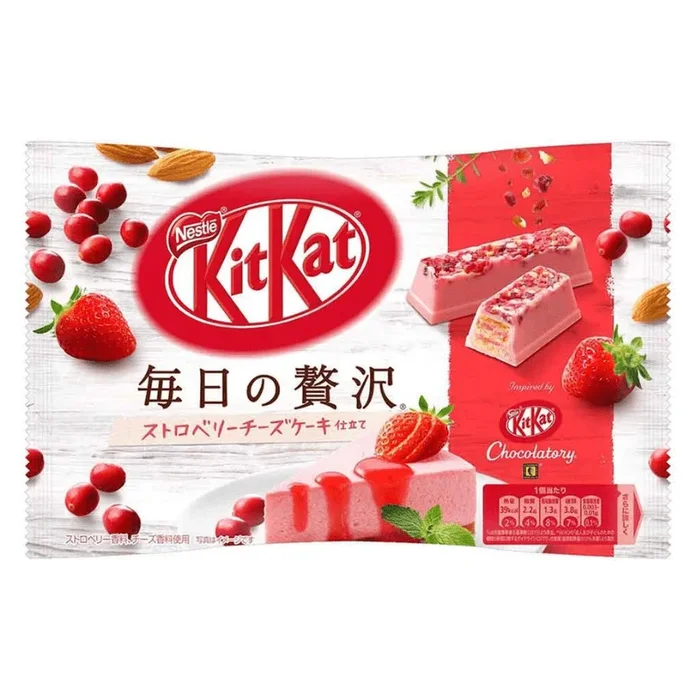 Exotic Kit-Kats Strawberry Cheesecake Flavor (Japan)
