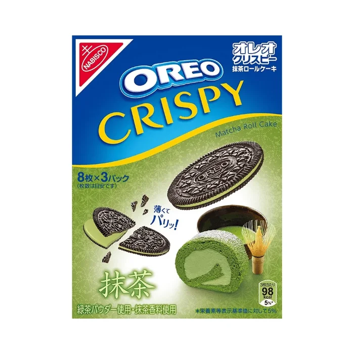 Exotic Oreo Matcha Green Tea Roll Cakes (Japan)