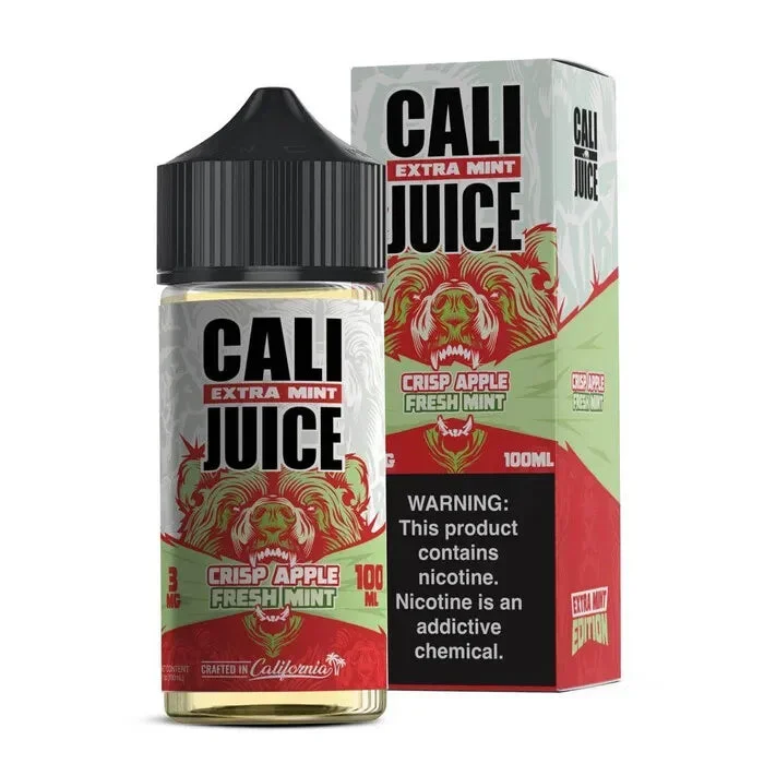 Extra Mint Crisp Apple Fresh Mint E-Juice by Cali Juice