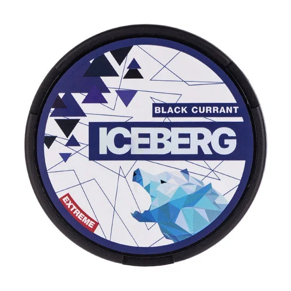 Extreme Blackcurrant Nicotine Pouches by Iceberg