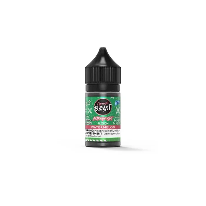Extreme Mint Fuzion Watermelon (Iced) by Flavour Beast Salt (ON)