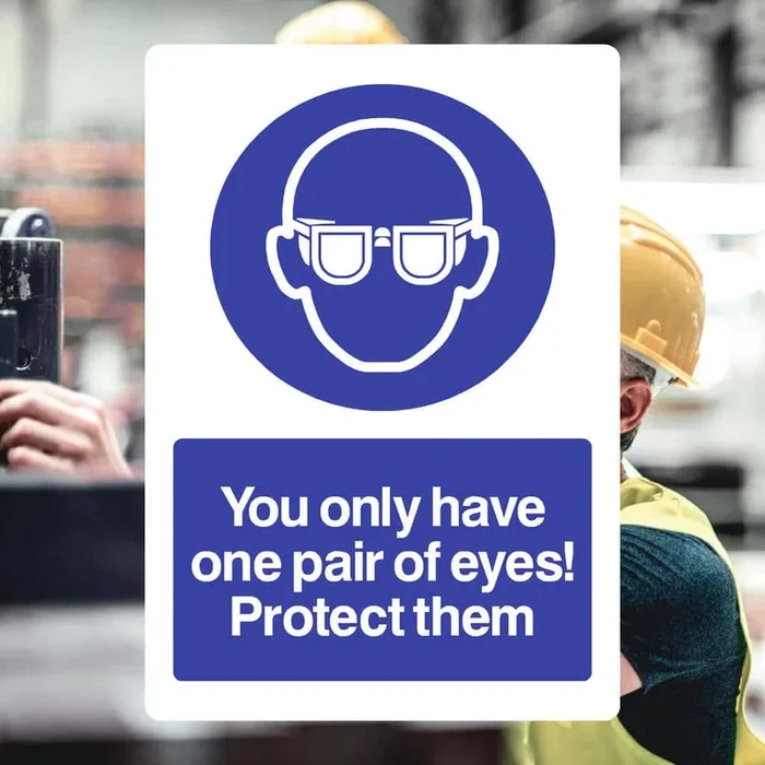 Eye Protection Safety Sign