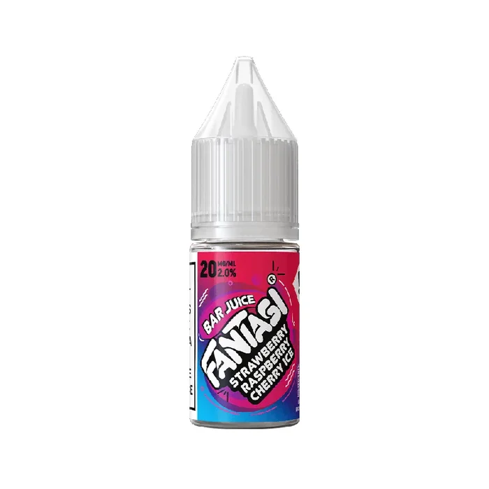 Fantasi Bar Juice Strawberry Raspberry Cherry Ice 10ml Nic Salt