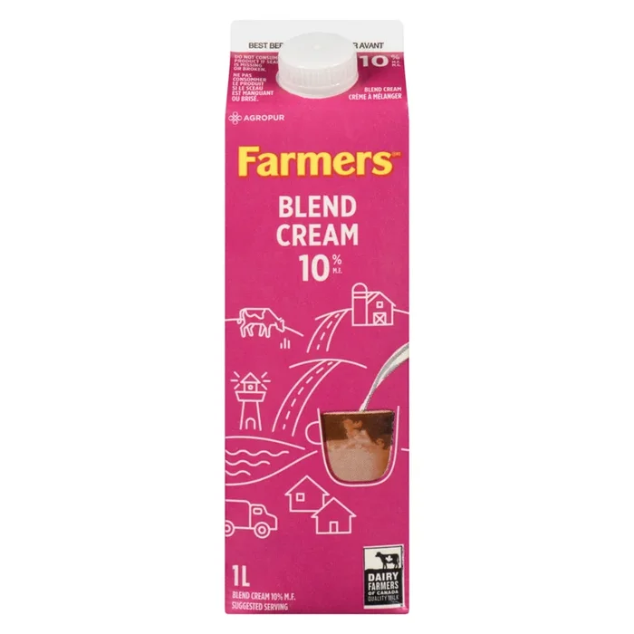 Farmers Blend Cream 10% M.F., 1-L
