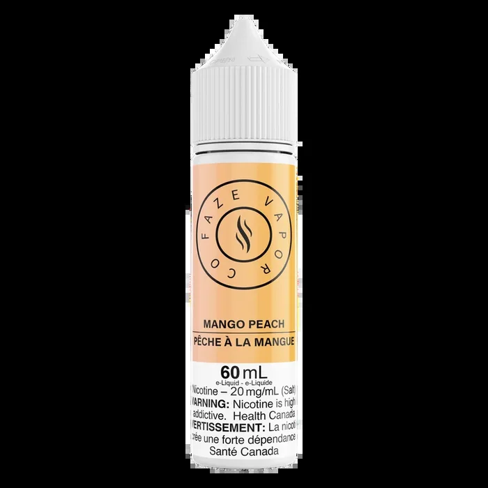 Faze Vapor Co 60mL Salts – Mango Peach