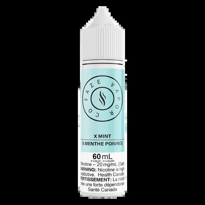Faze Vapor Co 60mL Salts – X Mint