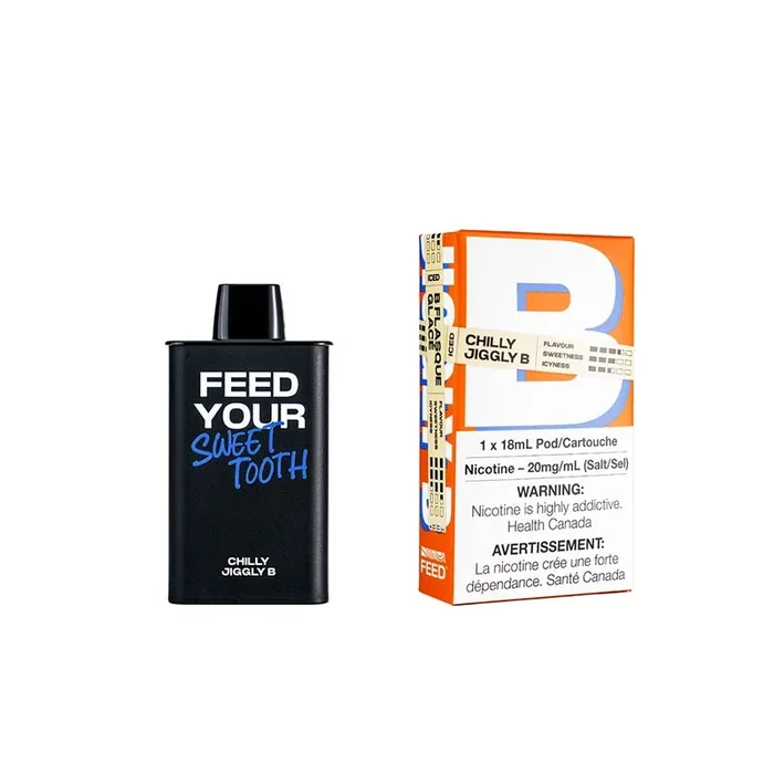 FEED 9000 Puffs Pre-filled Pod – Chilly Jiggly B