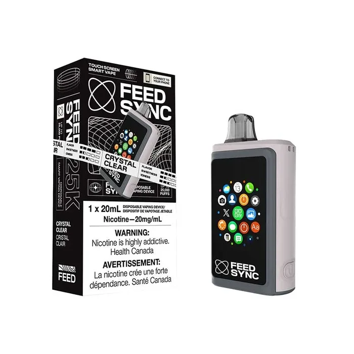 FEED Sync 25K Disposable – Crystal Clear (ON)