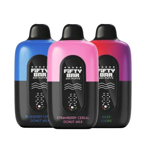 Fifty Bar V2 20K Disposable Vape Device – 10PK