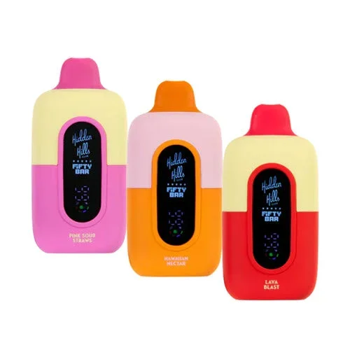 Fifty Bar x Hidden Hills 20K Disposable Vape Device – 3PK