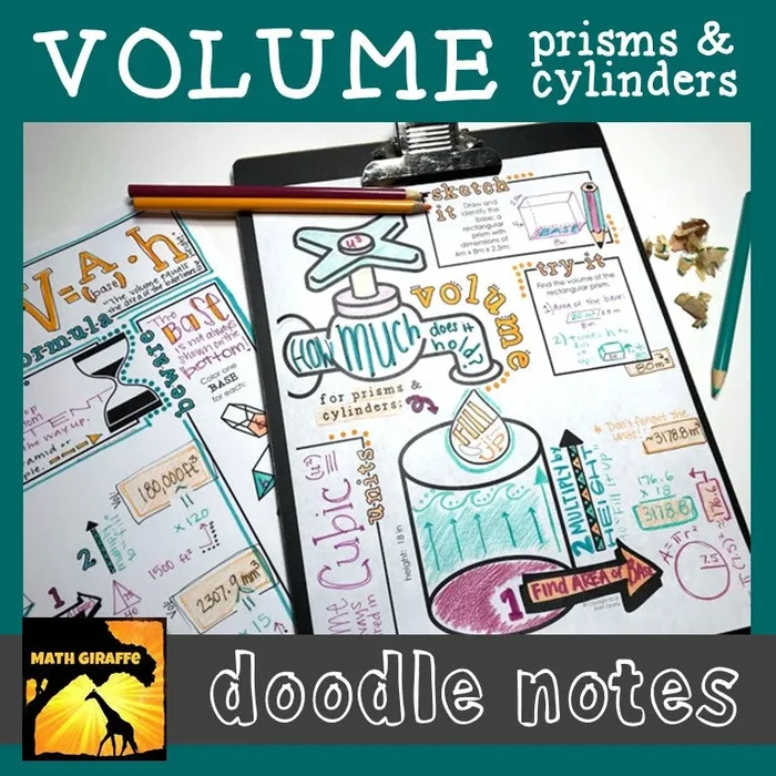 Finding Volume Doodle Notes