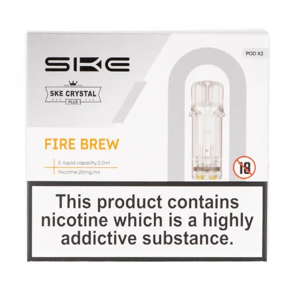 Fire Brew Crystal Plus Prefilled Pods by SKE