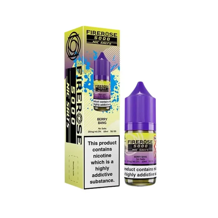 Firerose 5000 Berry Bang 10ml Nic Salt E-liquid by ELUX