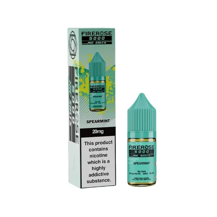 Firerose 5000 Spearmint 10ml Nic Salt E-liquid by ELUX