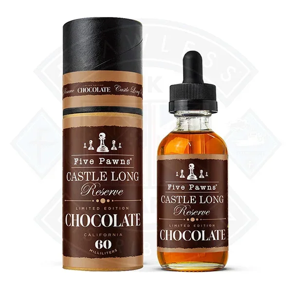Five Pawns – Castle Long Reserve – Chocolate 50ml 0mg Shortfill