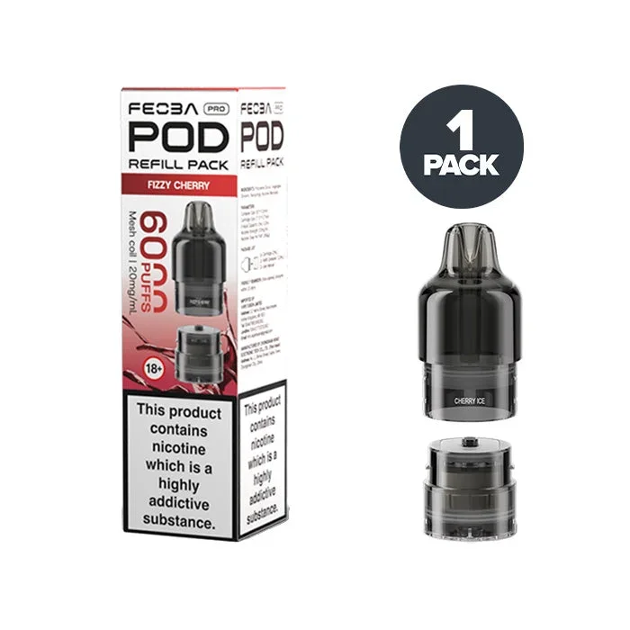 Fizzy Cherry Feoba Pro 6000 Prefilled Pods