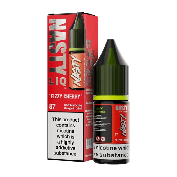 Fizzy Cherry Nastyliq Vape Juice by Nasty Juice
