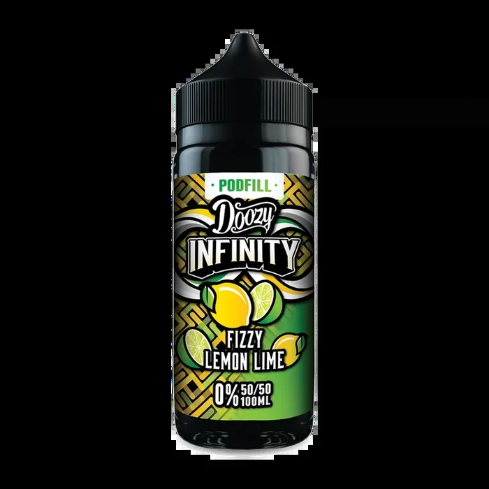 Fizzy Lemon Lime 50/50 100ml by Doozy Infinity
