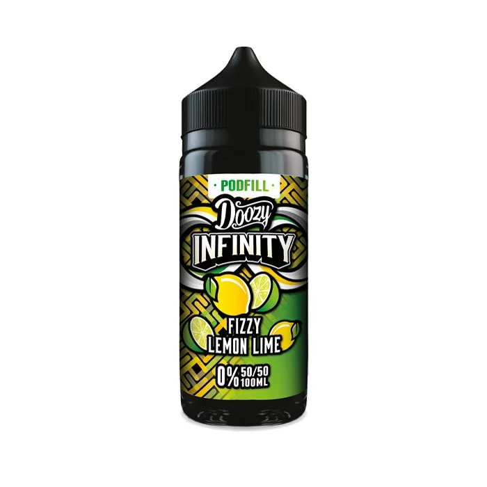 Fizzy Lemon Lime 50/50 100ml Shortfill E-Liquid by Doozy Infinity Podfill