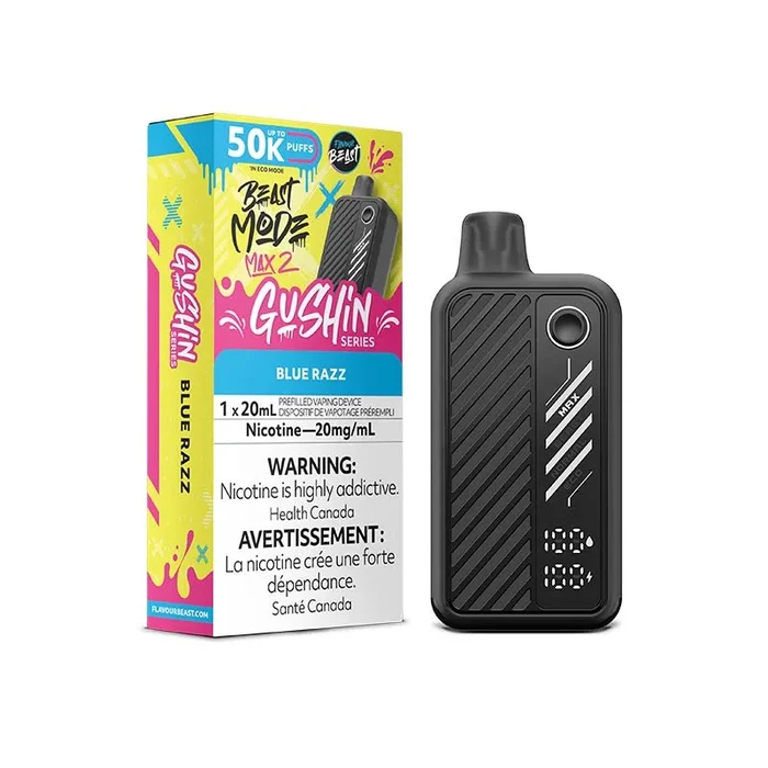 Flavour Beast Beast Mode Max 2 Disposable – Gushin Blue Razz (MB)
