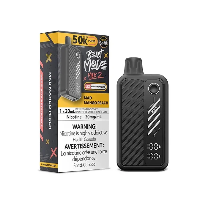 Flavour Beast Beast Mode Max 2 Disposable – Mad Mango Peach (MB)