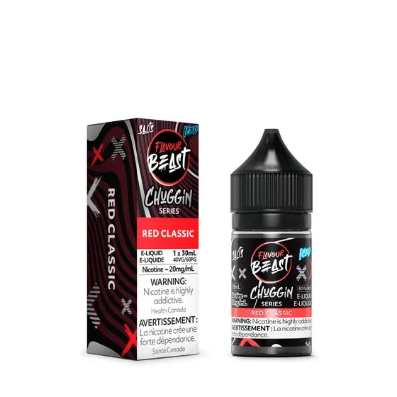 Flavour Beast Chuggin E-Liquid – Red Classic Iced