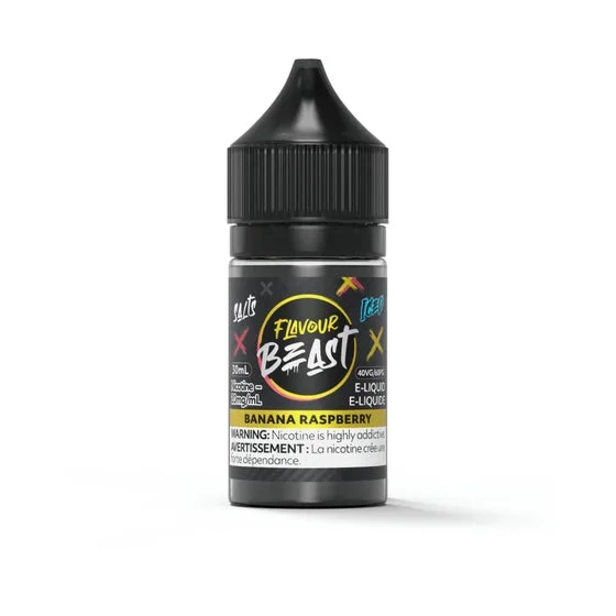 Flavour Beast E-Liquid – Banana Raspberry Iced