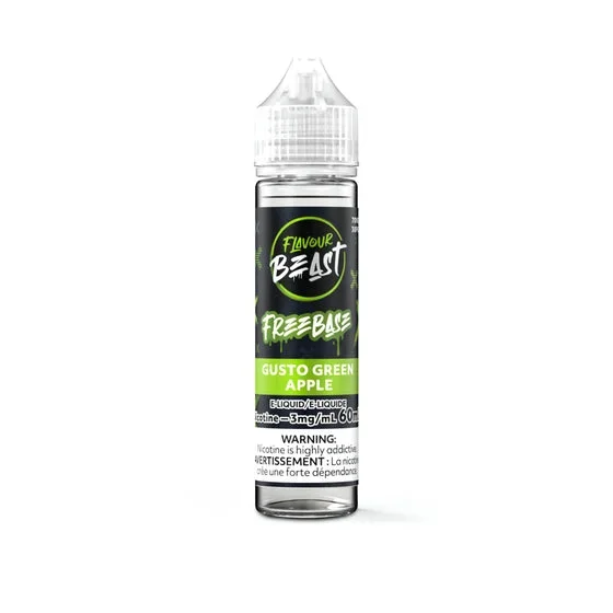 Flavour Beast E-Liquid Freebase – Gusto Green Apple