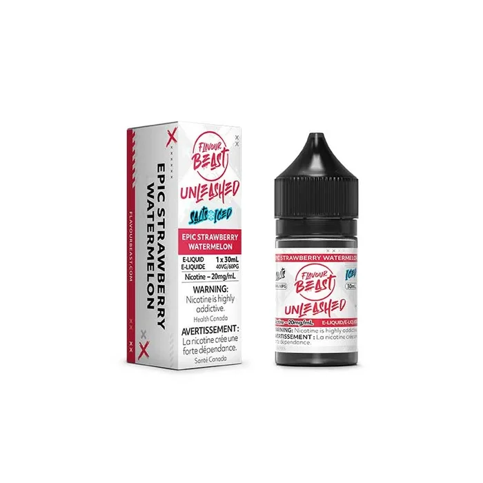Flavour Beast E-Liquid Unleashed – Epic Strawberry Watermelon Iced (AB)