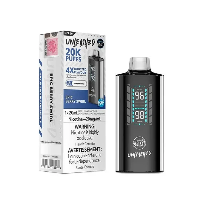 Flavour Beast Unleashed DCP 20K Disposable – Epic Berry Swirl