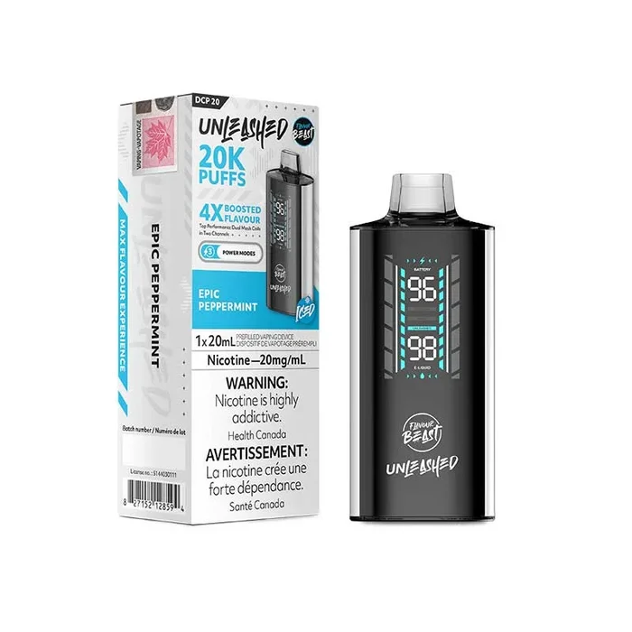 Flavour Beast Unleashed DCP 20K Disposable – Epic Peppermint (ON)