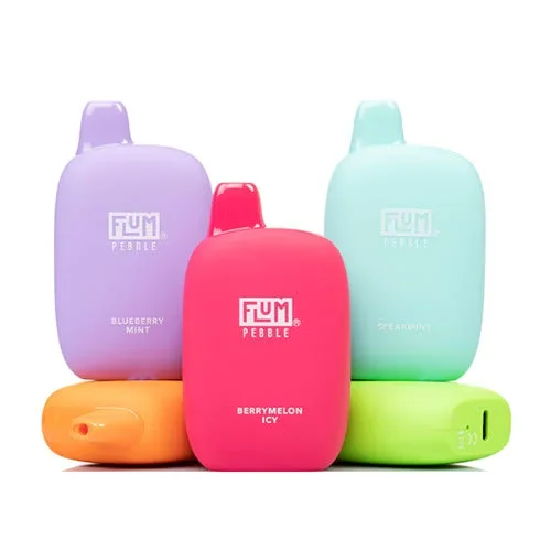 Flum Pebble 6000 Disposable Vape Device – 3PK