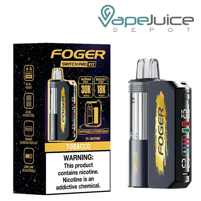 Foger Switch Pro 30K Tobacco Disposable Vape Kit
